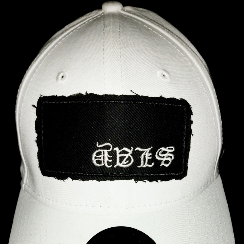 SLAY Embroidered White Ball Cap Hat Unisex